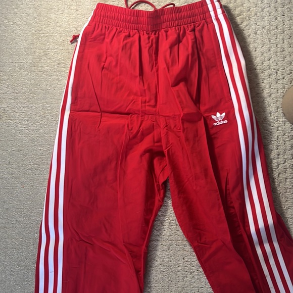 Red Adidas pants x small - Picture 2 of 2